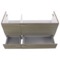 47 Inch Wall Mount Larch Canapa Double Bathroom Vanity Cabinet
